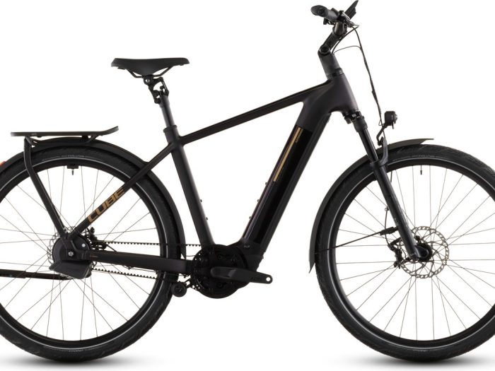 CUBE KATHMANDU HYBRID Comfort SLX 800 – Trapeze – Trekking E-Bike – 2026 – solareclipse / gold