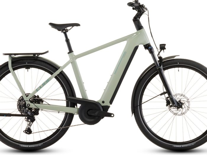 CUBE KATHMANDU HYBRID ONE 800 – Trapeze – Trekking E-Bike – 2026 – pea / green