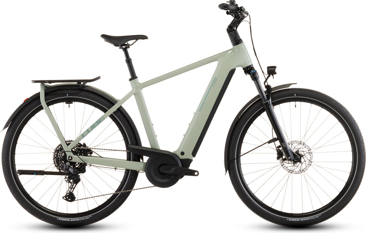 CUBE KATHMANDU HYBRID ONE 800 – Trapeze – Trekking E-Bike – 2026 – pea / green