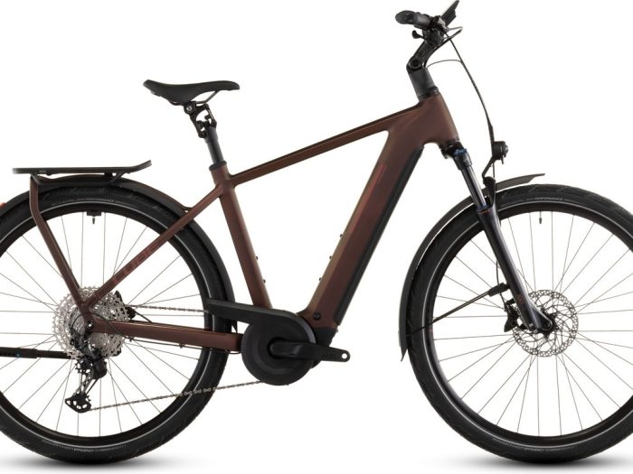 CUBE KATHMANDU HYBRID Pro 800 – Trapeze – Trekking E-Bike – 2026 – sunglow / chrome