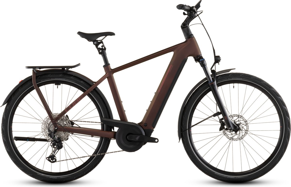 CUBE KATHMANDU HYBRID Pro 800 – Trapeze – Trekking E-Bike – 2026 – sunglow / chrome