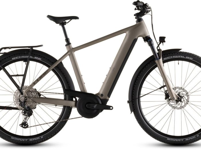 CUBE NURIDE HYBRID Pro 600 – Trapeze – E-Bike – 2026 – flashstone / chrome