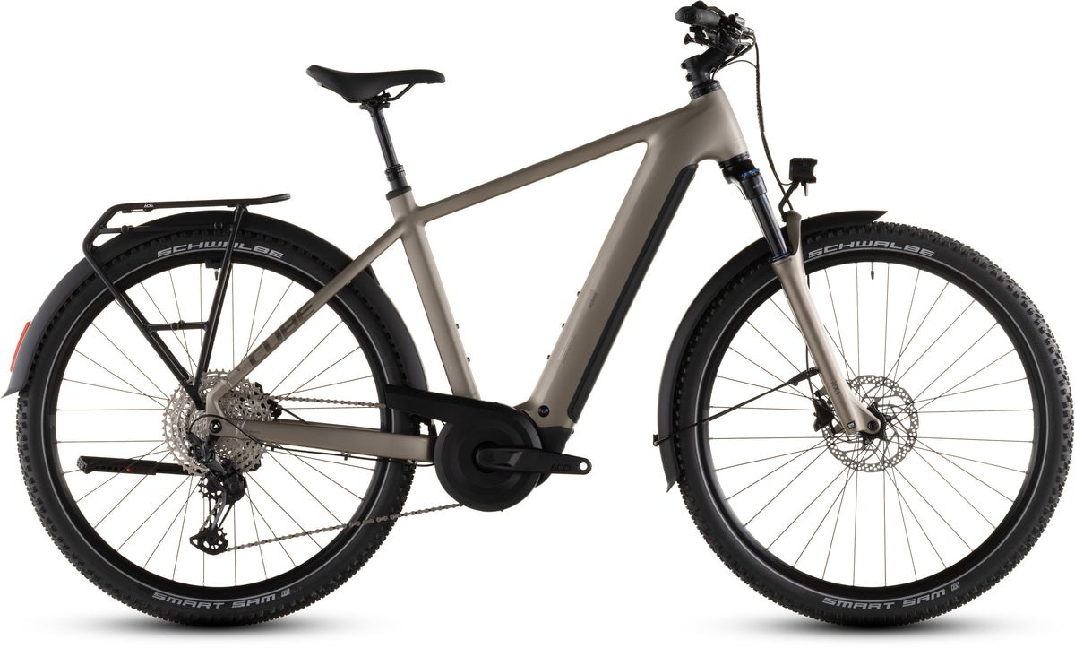 CUBE NURIDE HYBRID Pro 600 – Trapeze – E-Bike – 2026 – flashstone / chrome