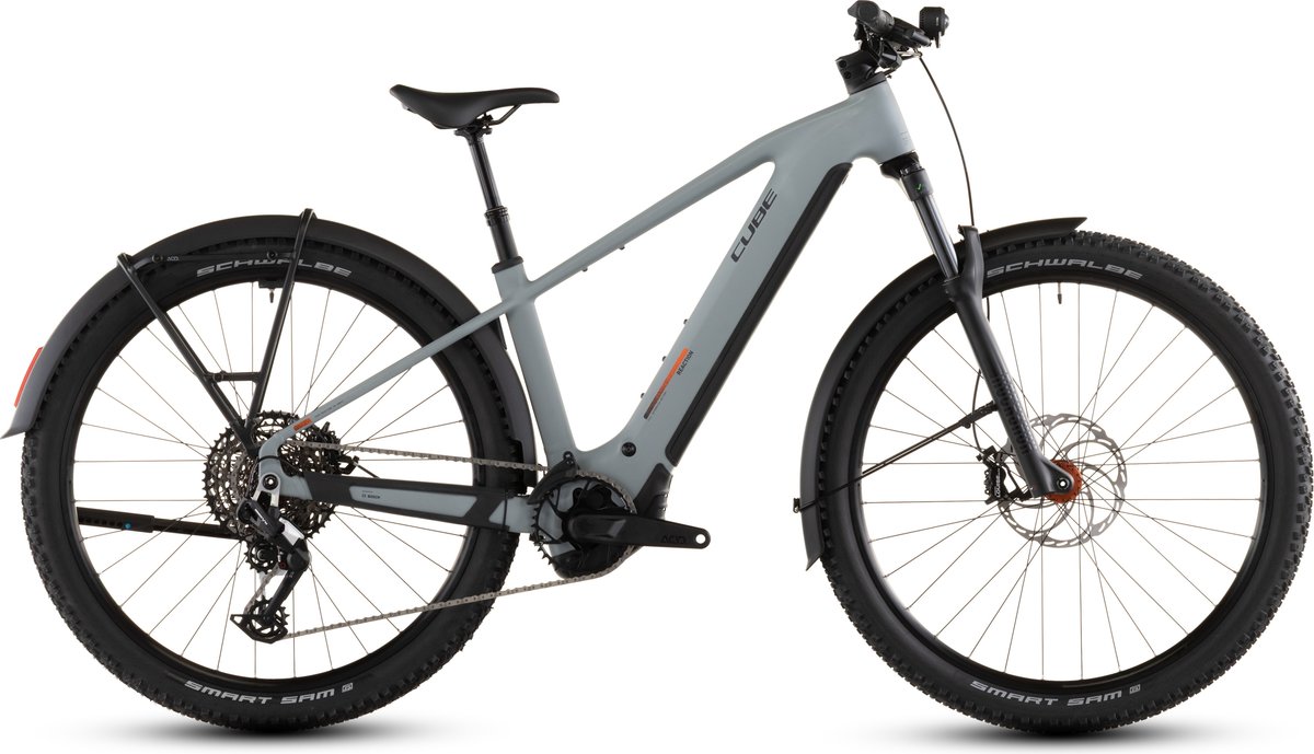 CUBE REACTION HYBRID Race 800 FE – Trapeze – E-Mountainbike – 2026 – 29″ – vulcan / orange